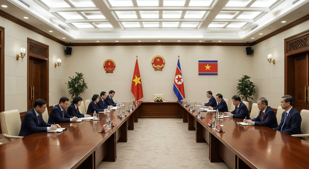 Cuộc gặp cấp cao giữa đoàn đại biểu Việt Nam và Triều Tiên năm 2025
